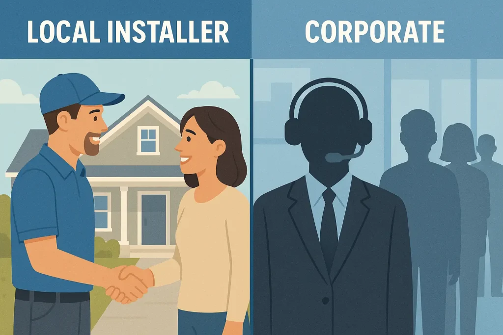 Local Boiler Installer in Glasgow vs National Chains